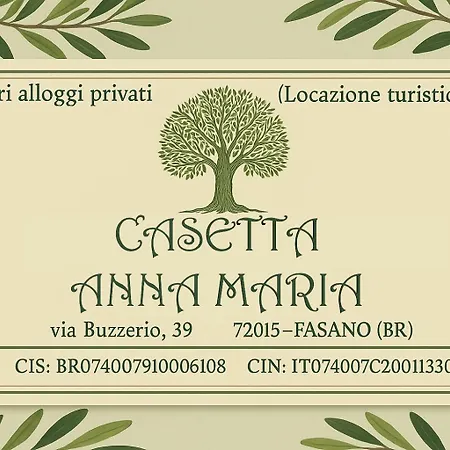 Casa vacanze Casetta Anna Maria *